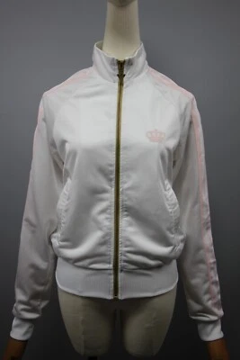 Adidas Respect Me Miss Eliot Originals Womens Tracksuit Top White Jacket Size S - Image 1 of 4