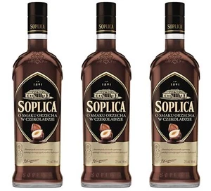 Soplica Haselnuss mit Schokolade, Orzech w Czekoladzie, 25% vol. 3 x 0,5L Likör - Bild 1 von 3