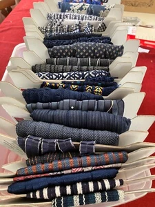 Dark Blue Inspiration Ribbons and Trims Sold Per Metre - Picture 1 of 31