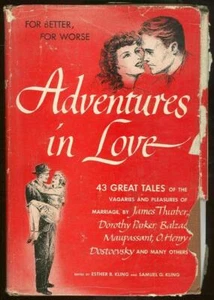 For Better For Worse Adventures in Love Short Stories 1947 1st edition DJ - Picture 1 of 1