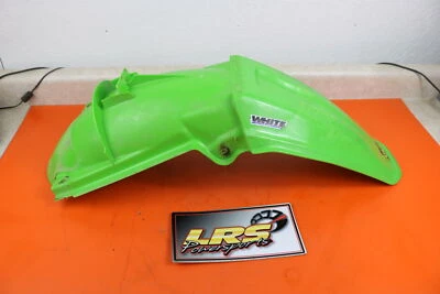 1996 Kawasaki KX250 Rear Back Fender Cowl Fairing Green Cut - Image 1 of 4