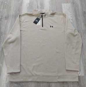 Under Armour Jacke Fleece Herren 4XL Pullover Golf Sweatshirt hellbeige  - Bild 1 von 7