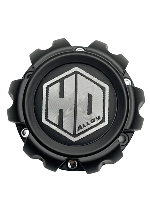 Tapa central de rueda negra mate de aleación HD 94804-FB+HD-FB CAP94804 Foto 1 de 3