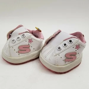 BABW BUILD A BEAR Pink White SKECHERS Shoes Sneakers - Picture 1 of 7