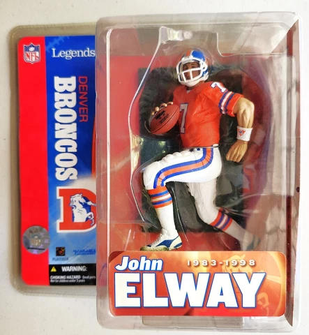 JOHN ELWAY DENVER BRONCOS NFL LEGENDS MCFARLANE ACTION FIGURE NIB Cover