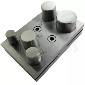 KREISFÖRMIGER SCHEIBENSCHNEIDER SCHNEIDWERKZEUG SET 5 EXTRA GROSS 1/2 bis 1" 12-25MM - Bild 1 von 3