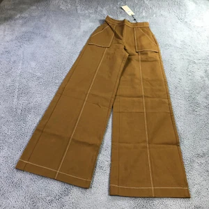 Bec + Bridge Pants Womens 6 Ginger Clementine Pants Wide Leg Baggy Casual - Picture 1 of 12