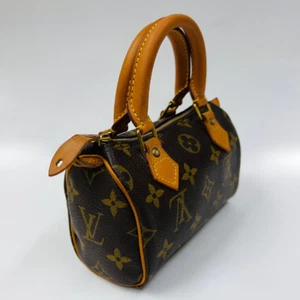 Louis Vuitton Mini Speedy Monogram Canvas Handbag Purse from Japan Used - Picture 1 of 22