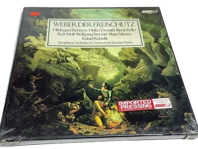 Weber Der Freischutz Sealed Vinyl LP Set London  Behrens Donath Kollo Moll Meven - Image 1 of 4