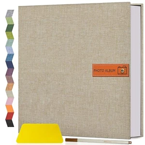 Large Photo Album Self Adhesive 4x6 5x7 8x10 Scrapbook Album DIY Picture Book... - Picture 1 of 8