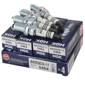 4pcs Iridium Spark Plugs BKR5EIX-11 5464 For GEO HYUNDAI KIA MAZDA NISSAN ISUZU - Picture 1 of 4