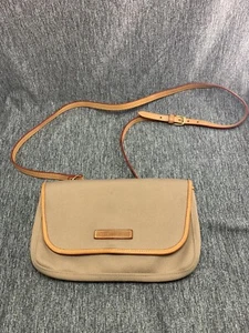 Vintage Dooney & Bourke Umhängetasche Handtasche Beige Allwetter Ledertasche - Bild 1 von 11