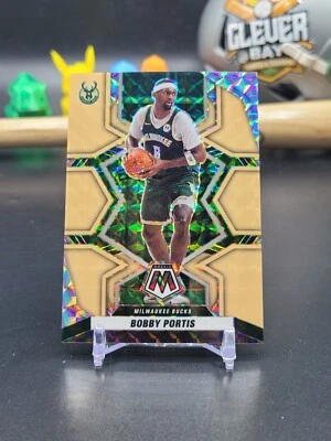 2021–22 Panini Mosaic Bobby Portis флуоресцентный оранжевый /25 #182 баксы (CBMH) - Изображение 1 из 2