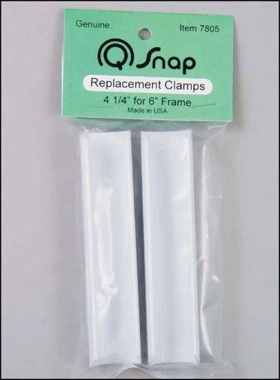 Q-Snaps Replacement Clamps. 4 1/4" Clamps pair for 6" Frame - Image 1 of 1