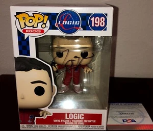 Logic Under Pressure Everybody #198 Signed Funko Pop PSA A - Picture 1 of 2