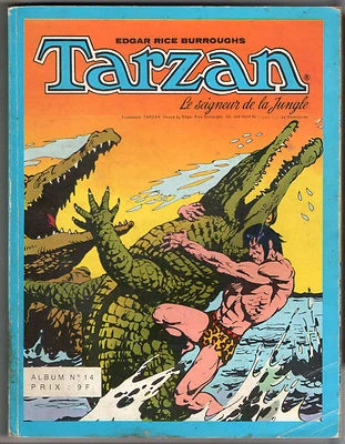ALBUM TARZAN GEANT n°14 avec n°40-41-42 ¤ 1980 SAGEDITION - Photo 1/2