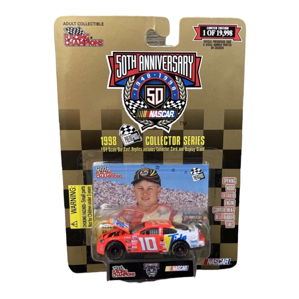 Diecast 1998 Racing Champions Jeff Burton #9 Opening Hood Pinnacle Series 1 64