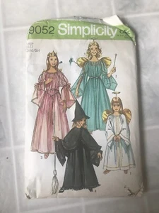 SIMPLICITY pattern 9052 Girls sz Medium 6-8 vintage costume Angel Princess  - Picture 1 of 4