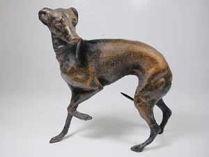 Escultura de hierro fundido galgo polaco. - Imagen 1 de 6