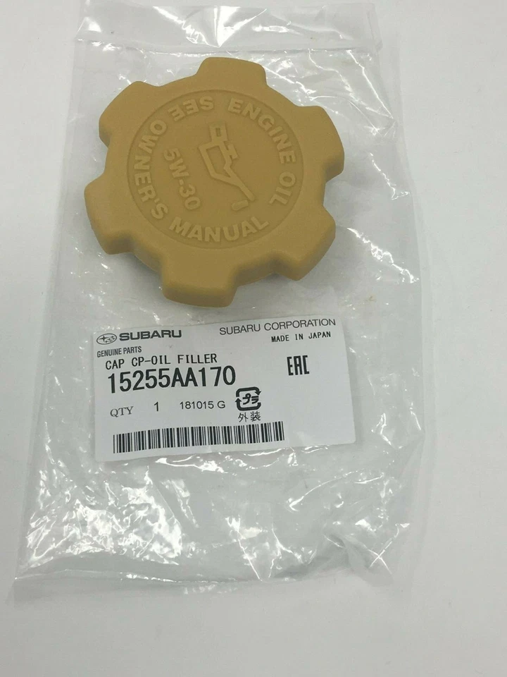 2003-2019 Subaru Oil Filler Cap Legacy WRX Outback Forester STi 15255AA170 OEM - Image 1 of 1