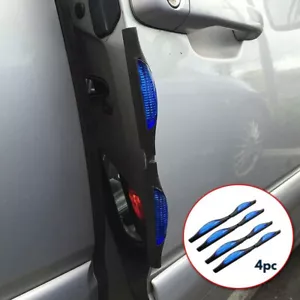 4Pcs Car Door Guard Protectors Edge Reflector Strip Anti-Scratch Car Accessories - Picture 1 of 13