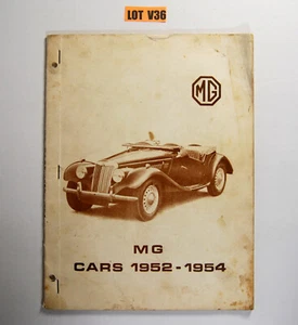 MG Cars 1951 - 1954  Paperback Book Lot V36 - Picture 1 of 6