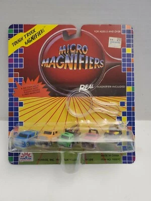 Vintage 1988 Funrise Micro Magnifiers Truck and Van 5 pack - Image 1 of 4