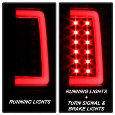 Spyder Auto 5084088 Light Bar LED Tail Lights - Version 3 - Black - Image 1 of 4