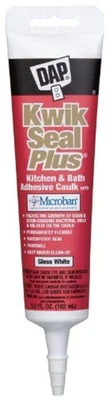 Dap 18526 White Kwik Seal Plus Caulk 12 Pack Kitchen Bath Tub Shower Sealant