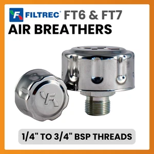 Filtrec Hydraulic Air Breather, Cap Only, FT6, FT7 (Pressure Valve), BSP Thread - Picture 1 of 2