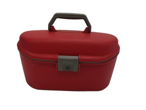 Samsonite Hard-shell Red Vanity Travel Case 38x20x22cm E14T Y201 - Picture 1 of 9