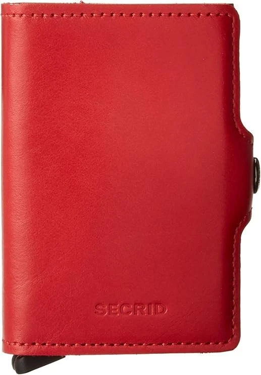 Mini Cartera Secrid Mini Original Roja Protección RFID Doble Cartera Doble Foto 1 de 1
