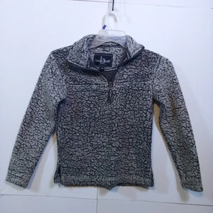 Boxercraft Girl's White & Black Long Sleeve Sherpa Jacket Size Ys - Picture 1 of 6