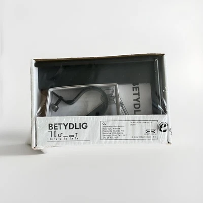 IKEA Soporte Barra Cortina Pared Techo Negro Kit Modelo 602.172.28 Betydlig NUEVO Foto 1 de 4