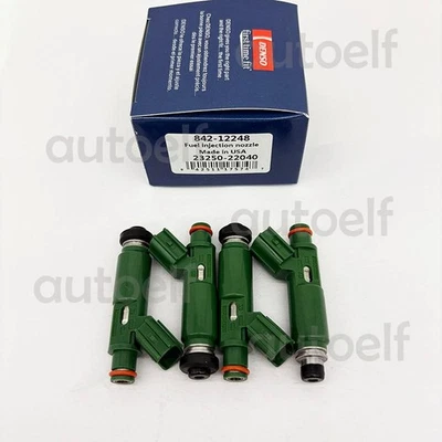 4x Inyector de combustible DENSO para Toyota Corolla 1,8 L 1999-2007 2325022040 232500D040 Foto 1 de 2