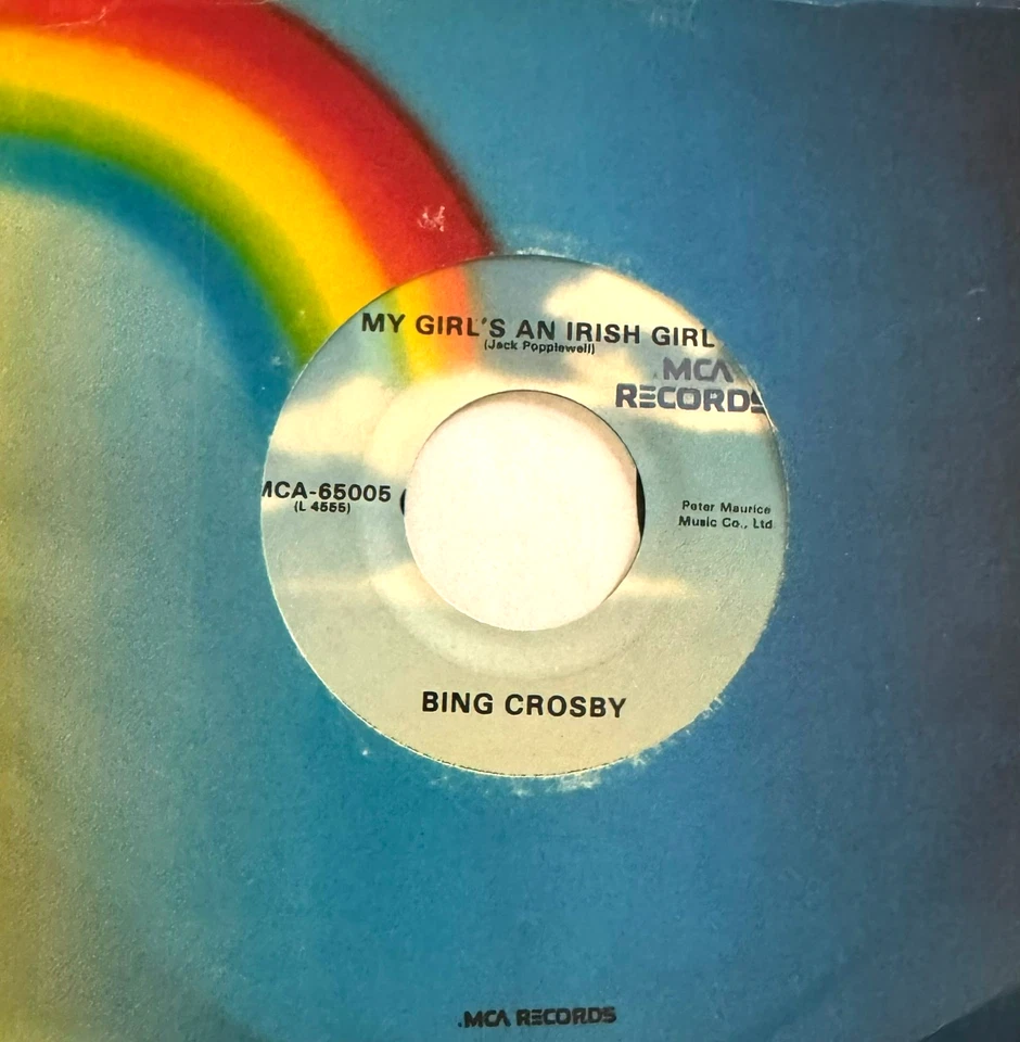 BING CROSBY * 45 * My Girl's An Irish Girl / Galway Bay * новый * винил * RI - Изображение 1 из 1