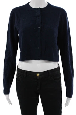 Wilfred Women Cardigan Dark Blue Button Cashmere Blend Long Sleeve Size XS - Image 1 of 4
