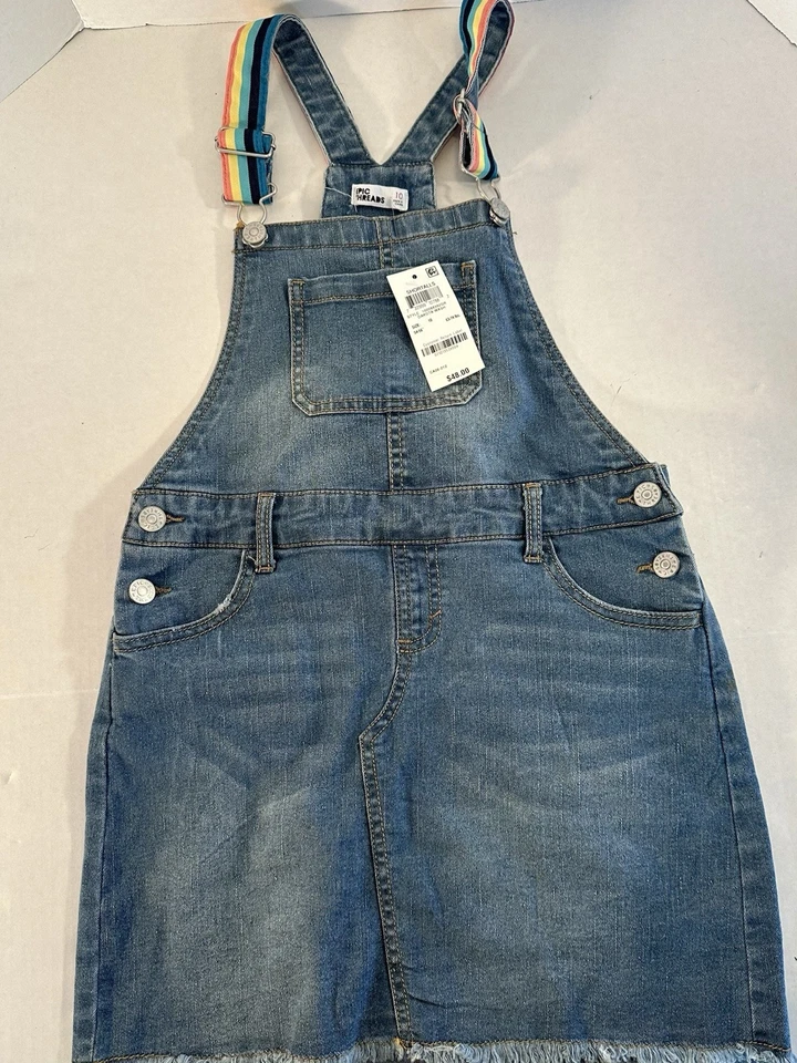 Epic Threads Pantalones Cortos Niñas Talla 10 Denim Nuevo Con Etiquetas Mono Falda Foto 1 de 4