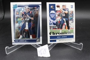 2021 Donruss Optic Rated Rookie Mac Jones #206 & Chronicles #80 - Picture 1 of 2