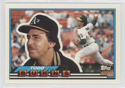 1989 Topps Big Todd Burns #10 - Image 1 of 2