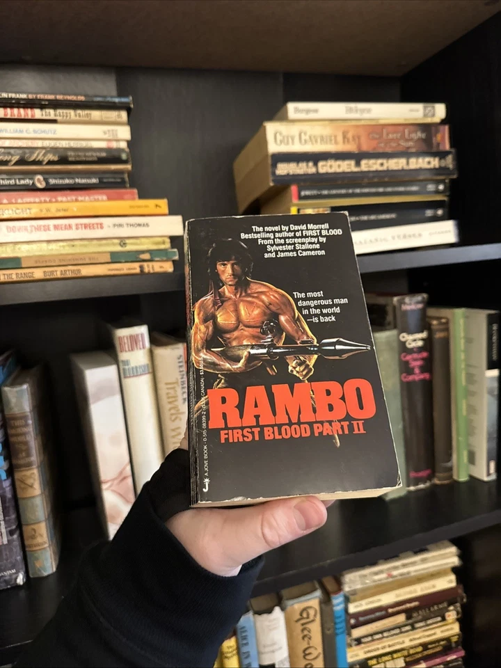 Rambo First Blood Part 2 by David Morrell 1985 Jove Publishing Paperback Book - Image 1 of 4