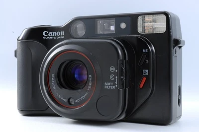 CANON Autoboy TELE QUARTZ DATE [ Top Mint ] Point & Shoot 35mm Film Camera Japan - Image 1 of 4