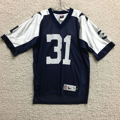 Dallas Cowboys Reebok Jersey Large Adult Blue NFL #31 Roy Williams Football Mens - Image 1 of 4