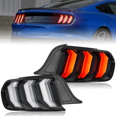 Conjunto de luces traseras KEWISAUTO para Ford Mustang 2015-2022 estilo euro LED Foto 1 de 4