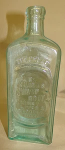 Dr Kilmer's Swamp Root Binghampton N.Y. Remedy Medicine Bottle Green Antique - Picture 1 of 4