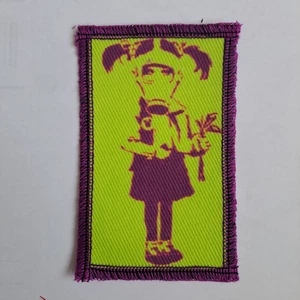 Parche Graffiti Girl, punk - Imagen 1 de 2