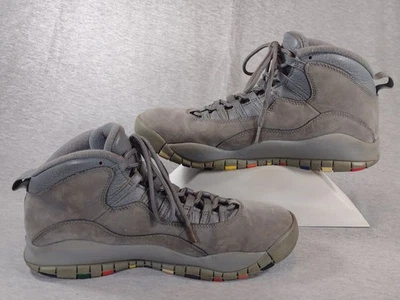 Zapatillas de baloncesto Air Jordan 10 retro para hombre 10,5 gris fresco 310805-022 Foto 1 de 4