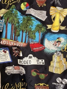 Nicole Miller Designer Giorgio von Beverly Hills Rodeo Dr. Hollywood Seidentuch - Bild 1 von 6