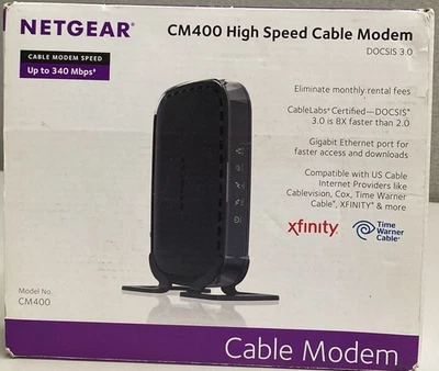 Netgear CM400 High Speed Cable Modem Model - Image 1 of 3
