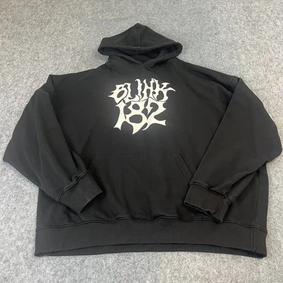 Sudadera con Capucha Blink 182 Para Hombres Rock XXL Calce Grande Negra Kourtney Kardashian Halloween Foto 1 de 4